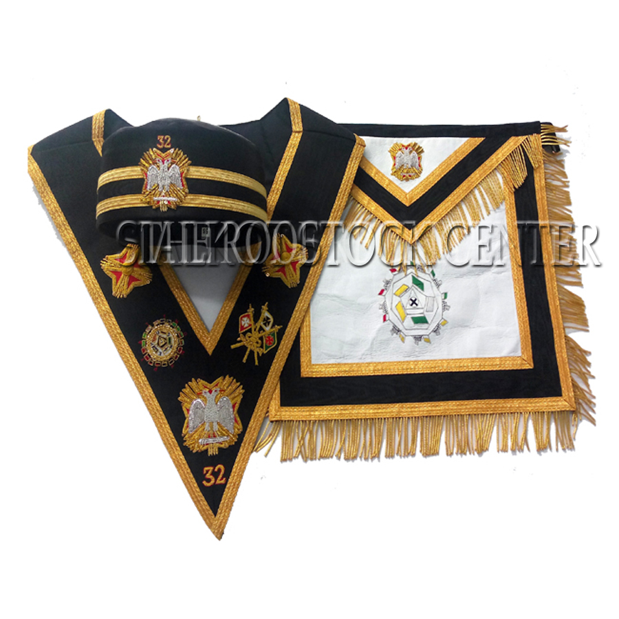 AASR Scottish rite 32nd degree Apron Collar and Crown